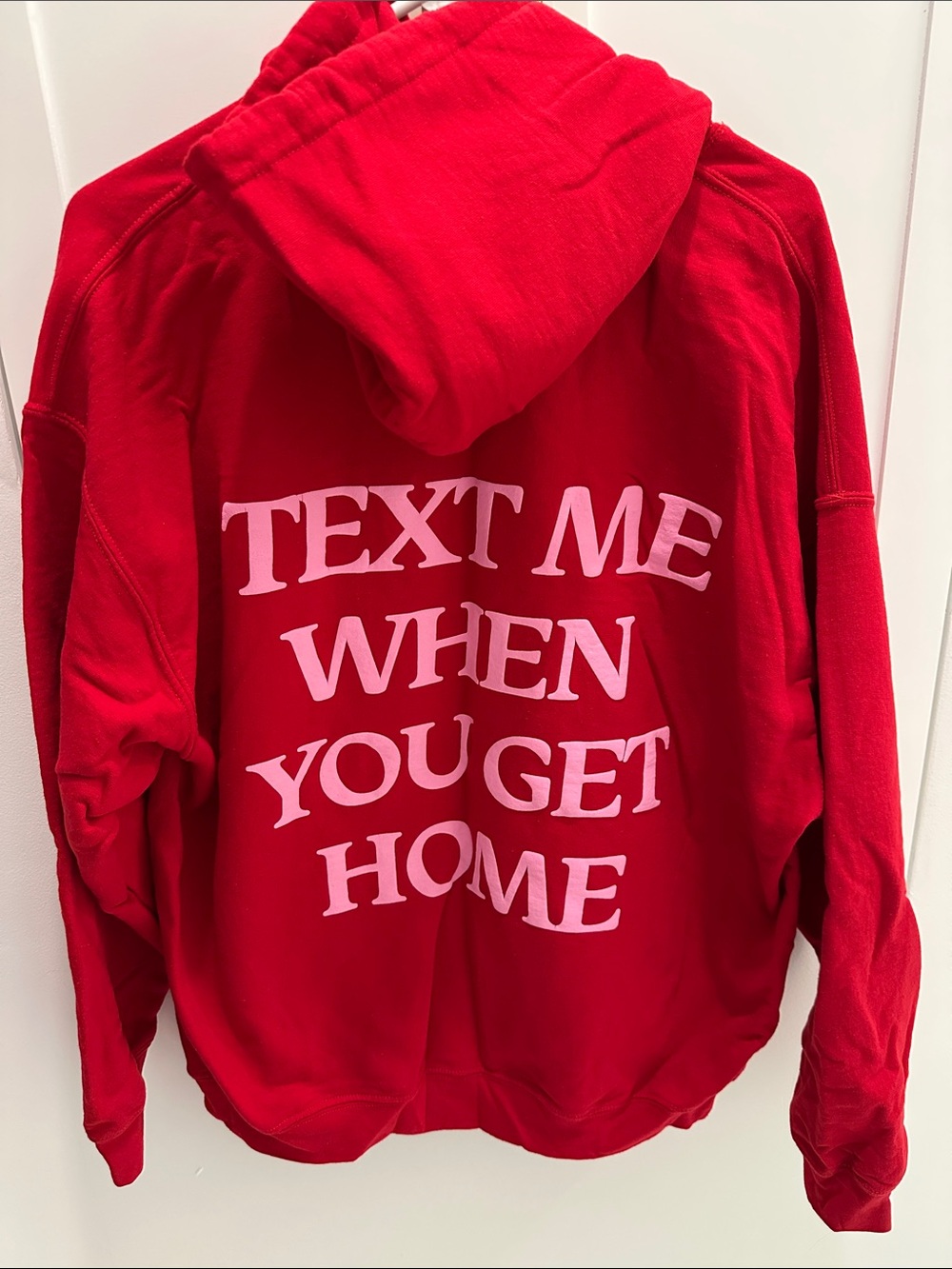 Lonely Ghost Red Hoodie - Sweatshirt